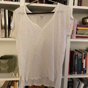 Madewell split neck t shirt